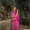 Rani & Pink Sikhiya Poshak