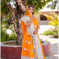 Yellow Silver Lappa Poshak
