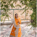 Yellow Silver Lappa Poshak